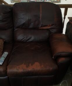 MastaPlasta Original Self-Adhesive Leather Repair Patch - Mid-Brown 11" x 8" (28 x 20 cm), Instant Upholstery-Quality Scratch & Tear Repair for Sofas, Car Interiors, Bags, Vinyl & More C Mid-Brown Leather 30 613Rhu7fuEL