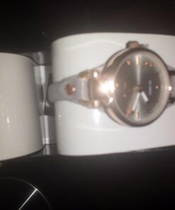 Accutime XOXO Women's Analog Watch with Rose Gold-Tone Case, Gray Sunray Dial, Narrow Gray Leather Strap - Official XOXO Woman's Rose-Gold Watch - Model: XO3400 36 613S9Cjvj7L