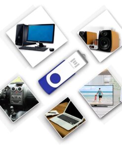 MOSDART 8GB USB 2.0 Flash Drive 5 Pack Swivel Bulk FAT32 Thumb Drives Jump Drive Zip Drive Memory Sticks with Led Indicator,Black/Blue/Red/White/Green (8 GB,5Pack,Multicolor) 1 Count (Pack of 5) Multicolor - 8GB 27 613TBC5iC L