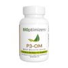 BiOptimizers P3-OM Proteolytic Prebiotics & Probiotics Supplement – Lactobacillus Plantarum for Digestive & Immune Health – Bloating & Gut Relief Support for Men & Women (120 Vegan Capsules) 120 Count (Pack of 1)