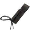 Leather Medieval Sword Frog Straight Black 48-22622