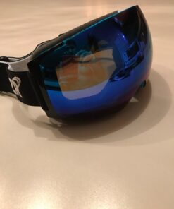 ZIONOR X4 Ski Goggles Magnetic Lens - Snowboard Snow Goggles for Men Women Adult A0 Vlt 13.67% Blue Lens Blue Frame 67 613U8wzI SL