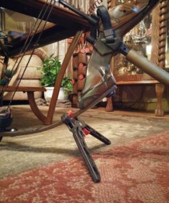 TRUGLO Bow Jack Lightweight Durable Portable Folding Bow Stand for Bowhunting w/Integrated Finger Tabs & Overmolded Rubber Grips Standard Leg (7.5 in); Standard Limb (2.75 in) 34 613VY1ZVOIL