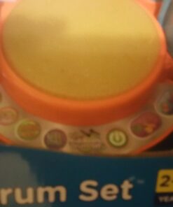 VTech KidiBeats Kids Drum Set, Orange Standard Packaging 38 613WjxInxQL
