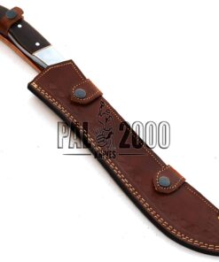 Alternative view of SGPM-9368, Custom Handmade Damascus Steel 18 Inches Knife - Venge Wood Handle