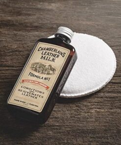 Leather Milk Leather Restoration Kit. Leather Cleaner, Conditioner, and Water Protector - No. 1-3 Leather Care Kit - All Natural, Non-Toxic. 2 Sizes. Made in The USA. Includes 3 Restoration Pads! 6 oz 30 613a4qW dL