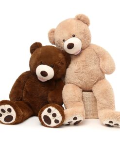 MorisMos Big Plush Giant Teddy Bear Premium Soft Stuffed Animals Light Brown,51 Inches 51 inches 28 613fJAU1aAL