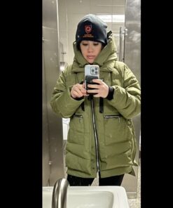 Orolay Women's Thickened Down Jacket Large Green 33 613hWS8dAmL