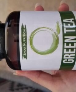 Zhou Green Tea Extract Capsules with EGCG, Natural Energy, Mental Focus, Immune Health, Antioxidant and Heart Support, Non-GMO, Vegan, Gluten Free, 120 Capsules 41 613ik7ceZkL