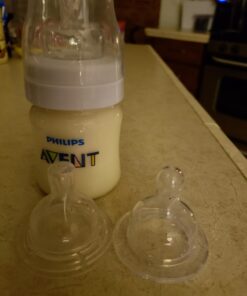 Dr. Brown's Original Wide-Neck Nipple, Level 2 (3m+), 6-Pack 18 613irHr69L