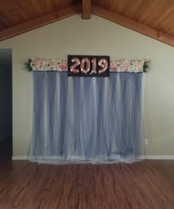 Craft And Party, Navy Blue Fabric Tulle Roll 54 Inch by 40 Yards (120 ft) Fabric Tulle Bolt for DIY Tutu Skirt, Wedding and Decoration (Navy Blue) 54" x 40 yards 30 613jXP GvoL