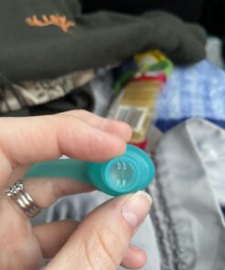 ChooMee SoftSip Food Pouch Top | Baby Led Weaning | No Spill Flow Control Valve, Protects Childs Mouth, 100% Silicone, BPA Free | 2CT Orange Aqua 41 613kdqqveBL 1