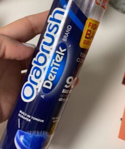 Orabrush Tongue Scraper, Tongue Cleaner Helps Fight Bad Breath, 4 Tongue Scrapers 4 Count (Pack of 1) Multicolored 33 613l 1th2kL