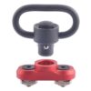 JIALITTE Mount Standard QD Swivel 1.25 Inch Adapter for Mlok Rail System (Red)