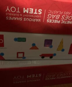 Best Choice Products 110-Piece Kids Colorful Magnetic Tiles Set 3D Construction Magnet Building Blocks Educational STEM Toy with Carrying Case - Multicolor 26 613mMVZ5pLL