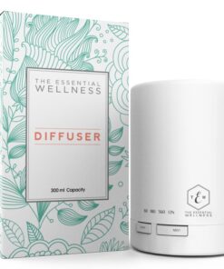 Essential Oil Diffuser Humidifier (300 ml) BPA Free Air Diffusers for Essential Oils - Light Therapy & Aromatherapy Diffuser Air Humidifier - Auto Shut Off with 4 Timer Settings & 7 Mood Color Lights 34 613mhe6vKVL 1