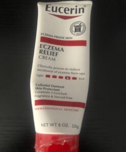 Eucerin Eczema Relief Cream, Full Body Lotion for Eczema-Prone Skin, Moisturizing Eczema Cream, Body Moisturizer, 8 oz. Tube 50 613mv65k5aL