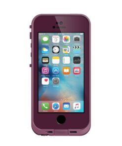 Alternative view of LifeProof FRĒ SERIES Waterproof Case for iPhone SE (1st gen - 2016) and iPhone 5/5s - Retail Packaging - CRUSHED (STOMP PURPLE/PADDLE PURPLE/SKYFLY BLUE)