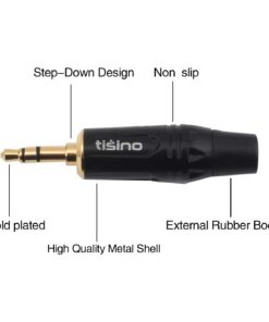 tisino 3.5mm to Dual XLR Stereo Cable 1/8 inch Mini Jack to 2 XLR Male Y Splitter Adapter Cord- 6.6 FT 6.6 feet 11 613qei8EdPL