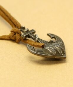 EvZ Leather Writing Journal Notebook, 7 Inches Vintage Nautical Spiral Blank String Diary Notepad Sketchbook Travel to Write in, Unlined Paper, Retro Pendants, Classic Embossed, Coffee 35 613vRh4EctL