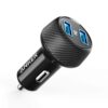 Anker 24W 4.8A Car Charger, 2-Port Ultra-Compact PowerDrive 2 Elite with PowerIQ Technology and LED for iPhone XS/Max/XR/X/8/7/6/Plus, iPad Pro/Air/Mini, Galaxy Note/S Series, LG, Nexus, HTC, and More Black 41 613vUX UqcL