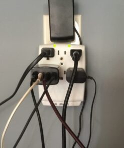 Wall Charger, USB Charger Adapter, AILKIN 4.8A 4Multi Port Fast Charging Station Power Base Block Plug Cube Brick for iPhone 15 14 SE 13 12 11Pro Max/XR/XS/8Plus, Samsung A14/A13/S23/S22 Kindle Plug Black 1 43 613xHEdLxnL