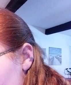 Carved Swirls Rhodium Plated Brass Non Piercing Ear Cuff & FREE ITEMS by PIERCE ME 27 613xr52jRL