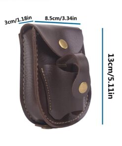 YZXLI 2 in 1 Leather Hunting Slingshot Pouch with Ball Ammo Pouch Bag Case Holder Belt Holster Waist Pouch 9 613ze43CKIL