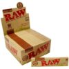 Raw Unrefined Classic 1.25 1 1/4 Size Cigarette Rolling Papers, 50 Count (Pack of 4)
