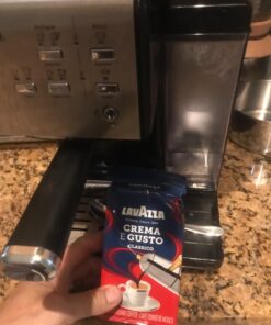 Lavazza Crema E Gusto Ground Coffee Blend, Espresso Dark Roast, 8.8 Oz Bricks (Pack of 4) Authentic Italian, Blended And Roasted in Italy, Non GMO, Value Pack, Full bodied with rich aftertaste 8.8 Ounce (Pack of 4) 38 6140oLP 0cL