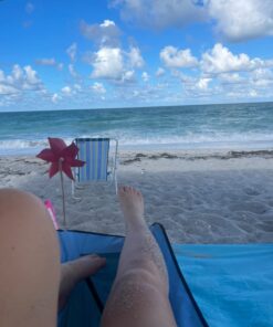 OUTDOOR LIVING SUNTIME Camping Folding Portable Mesh Chair with Removabel Footrest Army Green 37 61429SZQsXL