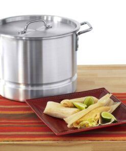 Alternative view of IMUSA USA Aluminum Tamale and Steamer Steamer Pot 20-Quart, Silver