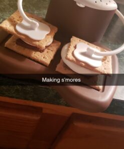 Progressive Prep Solutions Microwave S'mores Maker, Brown/White 40 6143cC3innL