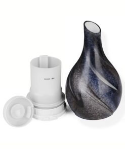 Truky Aromatherapy Essential Oil Diffuser,Ultrasonic Aroma Diffuser with 7 Colorful LED Lights and Waterless Auto Shut-Off 120ml Cool Mist Humidifier Handmade Glass for Home,Office,Bedroom-Multicolor Multi Color 15 6144IzyfH7L