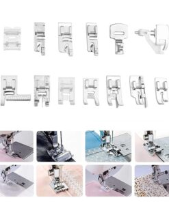 Professional Domestic 42 PCS Sewing Machine Sewing Foot Presser Foot Set with Manual for Brother, Singer, Babylock, Janome, Elna, Toyota, New Home, Simplicity and Kenmore Low Shank Sewing Machines 18 6144M5ASgyL