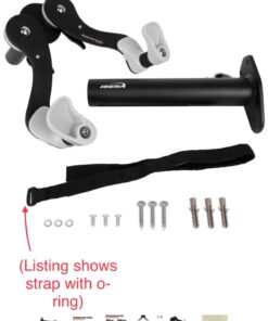 Ibera Bike Wall mount - Horizontal Indoor Bike Rack for 1 Bicycle I Bike rack garage - Keep you Bike Safe & Secure and save Space with Bike hangers for garage, bike hooks for garage wall, bike hanger Bike Hanger - 1 Pack 58 6144YCcZPvL