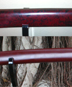 Ace Martial Arts Supply Handmade Japanese Shirasaya Samurai Katana Sharp Sword-Kenshin Burgundy 95 6145FwpElKL