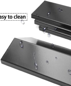 VICOOL 15 3/8'' Porcelain Steel Heat Plate Shield, Burner Cover Replacement for Brinkmann 810-3660-S, 810-2511-S, 810-2512-S, Aussie, Uniflame, Backyard Grill, hyJ231A 4-Pack 9 6145ZmdS2NL