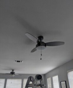 Westinghouse Lighting 7876400 Alloy 42-Inch Gun Metal Indoor Ceiling Fan, Light Kit with Opal Frosted Glass 41 6145tm j7bL