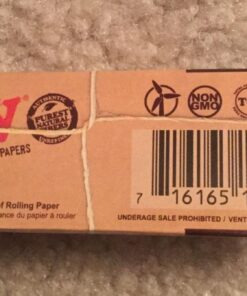 Raw Unrefined Classic 1.25 1 1/4 Size Cigarette Rolling Papers, 50 Count (Pack of 4) 30 6146K VHHFL