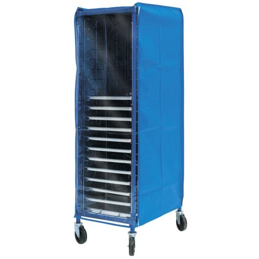 Coverall Worcester Pan Rack Cover Blue Vinyl - 28"L x 23"W x 64"H