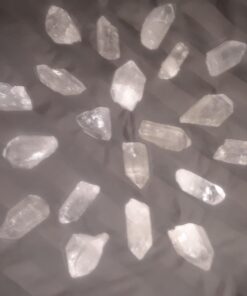 JIC Gem 2 lbs Natural Clear Quartz Crystal Point 2inch Big Size About 20pcs up for Healing and Gift Use 2 Pound (Pack of 1) 38 6149VX1ESQL