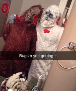 Adult Abominable Snowman Costume Standard White 17 614BrFKf25L