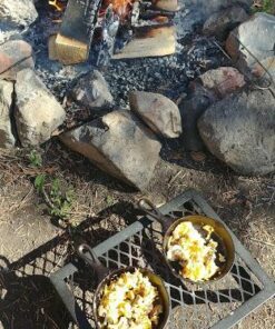 Lodge 6-1/2 Inch Cast Iron Pre-Seasoned Skillet – Signature Teardrop Handle - Use in the Oven, on the Stove, on the Grill, or Over a Campfire, Black 6.5 Inch 45 614D4GpFtOL