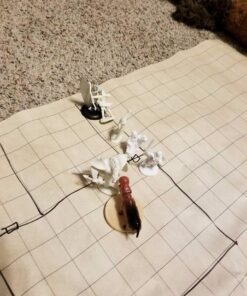 Chessex Role Playing Play Mat: Battlemat Double-Sided Reversible Mat for RPGs and Miniature Figure Games (26 in x 23 1/2 in) Squares/Hexes 62 614DqkWH jL