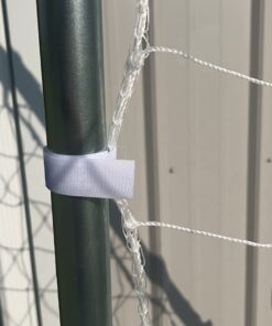 Franklin Sports Competition Soccer Goals - Backyard Portable Steel Soccer Goals - Adult + Youth Soccer Goal with Net + Ground Stakes Included - Multiple Sizes + Colors Non-Folding 12' x 6' Silver 29 614GOMcm1QL