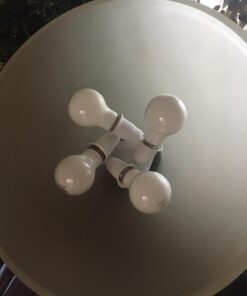 JACKYLED 4 in 1 E26 Light Socket Splitter Adapter Converter for Standard LED Bulbs 360 Degrees Adjustable 180 Degree Bendable Max Watt 240W 41 614GwWW8KXL