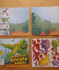 Dinosaur Sticker Books (12 Pack) 24 Stickers Each 3 614IT04B7AL