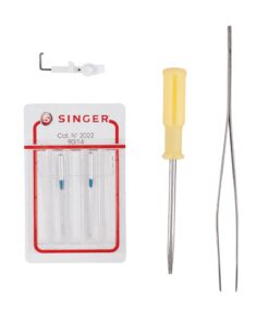 SINGER | ProFinish 14CG754 2-3-4 Thread Serger with Adjustable Stitch Length, & Differential Feed - Sewing Made Easy,White 48 614JUKYfmL