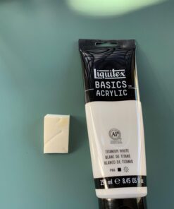 Liquitex BASICS Acrylic Paint, 250ml Tube, Titanium White, 8.45 Fl Oz (Pack of 1) 8.5-oz Tube 34 614KvTcwyhL